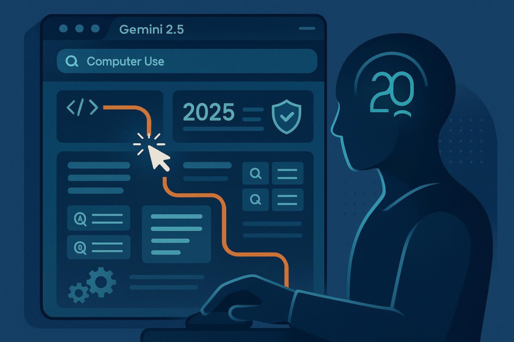 Gemini 2.5 Computer Use model