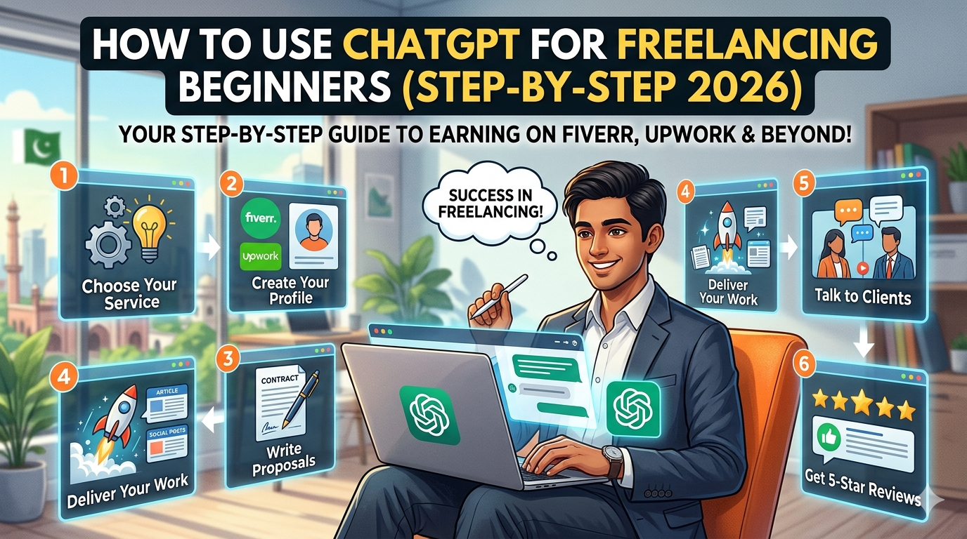 How to Use ChatGPT for Freelancing Beginners (Step-byStep 2026) 