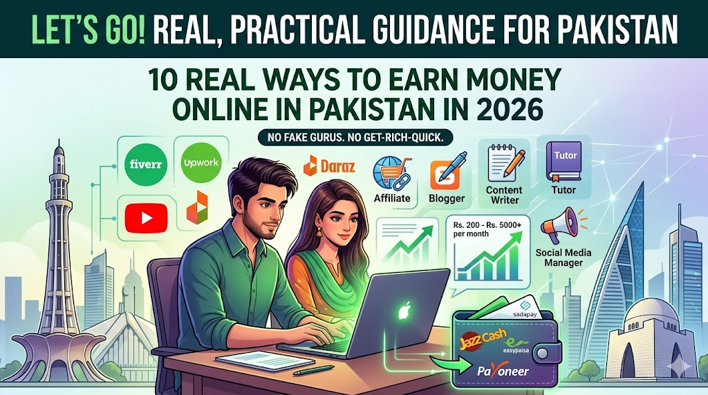 how to earn money online in Pakistan 2026 1