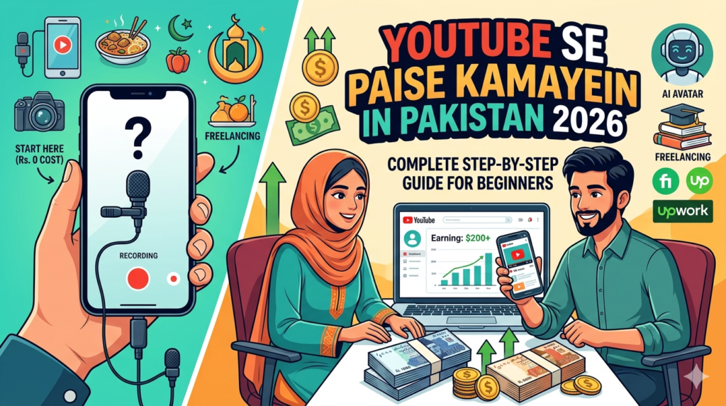 how to create YouTube channel and earn money in Pakistan 2026 
