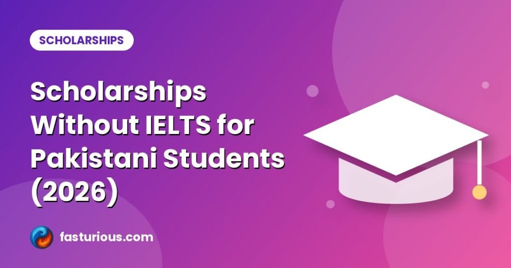 Scholarships without IELTS: Scholarships Without IELTS for Pakistani Students (2026)